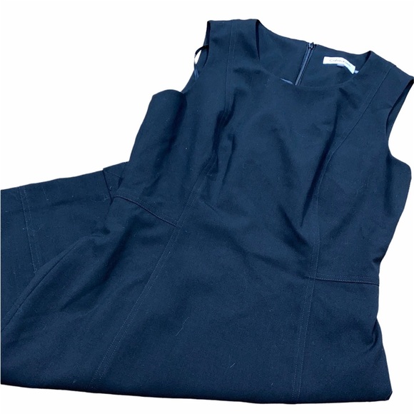 Calvin Klein black shift dress size 4 - Picture 2 of 7